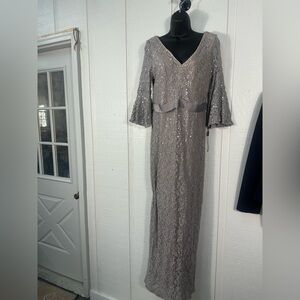 Calvin Klein | Dresses | Calvin Klein White Lace Maxi Dress Gown Wedding  Dress Prom Sz 6 | Poshmark
